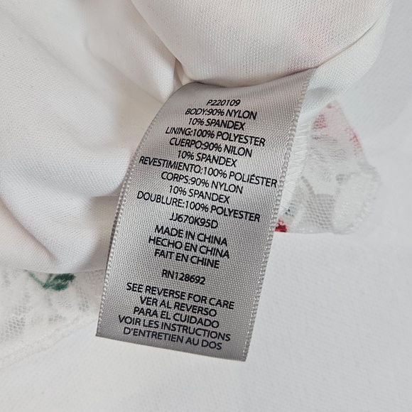 Madden Girl Cami Top Womens XL Cherry Print Red Spaghetti Strap Summer Blouse - Picture 6 of 6